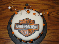 Harley-Davidson Happy Birthday Cake