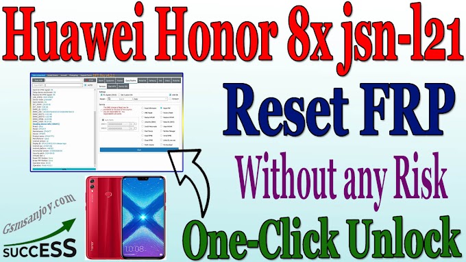 Huawei Honor 8X JSN-L21 Reset FRP Unlock USB COM1.0 One-Click by DFT Pro