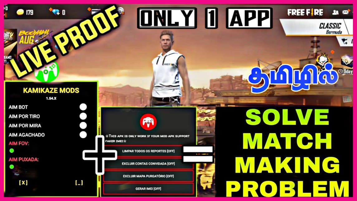 How To Hack Free Fire Auto Headshot In Tamil 2020 Match Making Problem Fixed Tamil Mod Apk