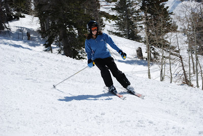 Lindsey skiing