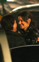 Katie Holmes visiting Tom Cruise on-set in Vancouver