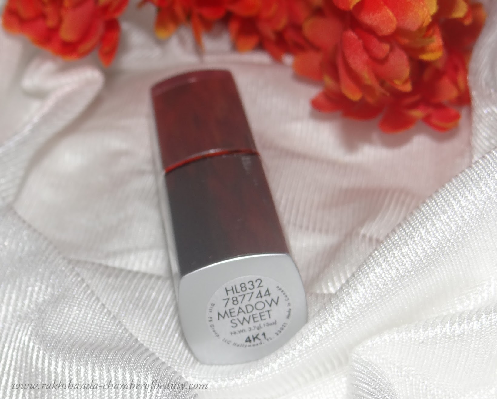 Palladio Meadow Sweet lipstick-review, swatches, Palladio Lipstick, creamy, herbal, Palladio Herbal Lipstick review, Indian beauty blogger, muted soft rose pink, muddy pink, chamber of beauty, Indian makeup blog, lipstick, nude pink lipstick review, nude lips, Palladio Meadow Sweet lipstick
