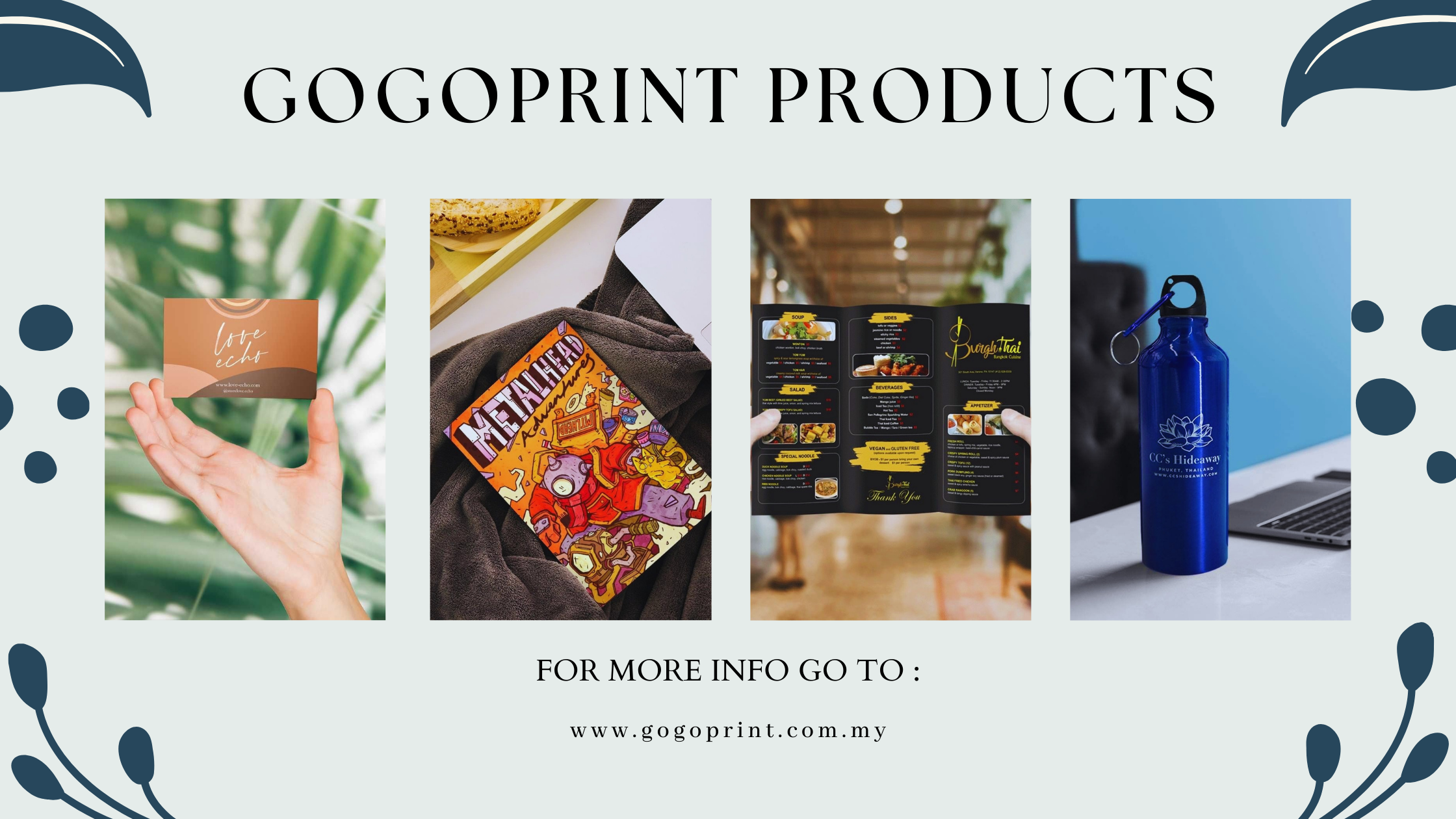 printing services available at Gogoprint