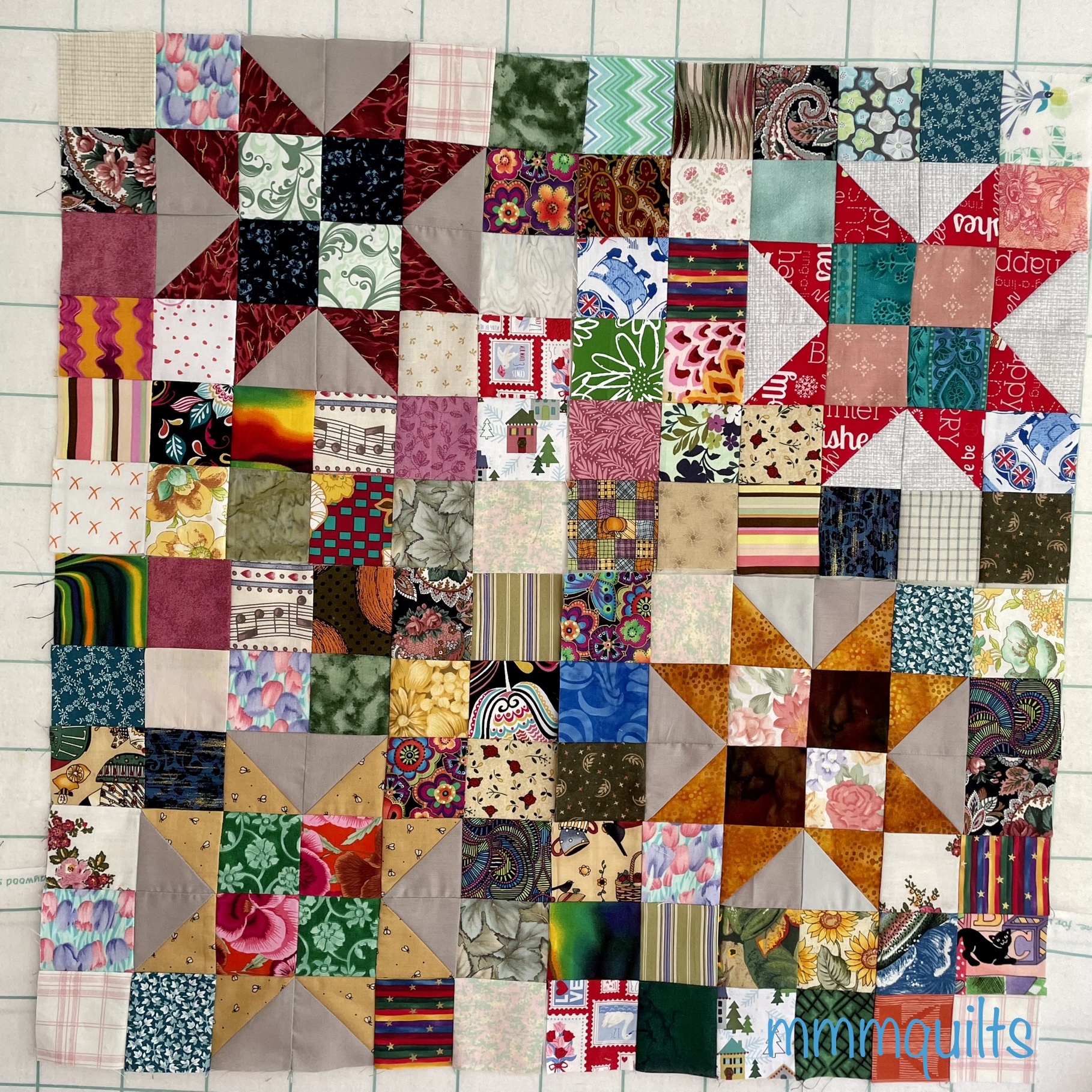 Musings of a Menopausal Melonmmmquilts: Rainbow Scrap Challenge Update