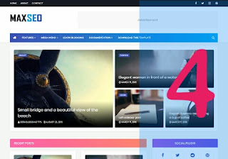max seo blogger template 