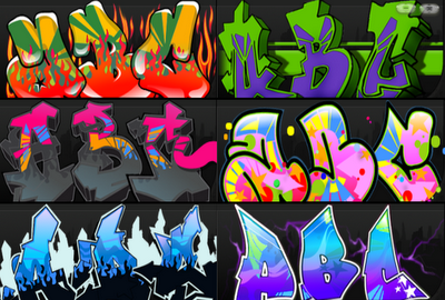 Graffiti Creator Alphabet At The End Of The Year3