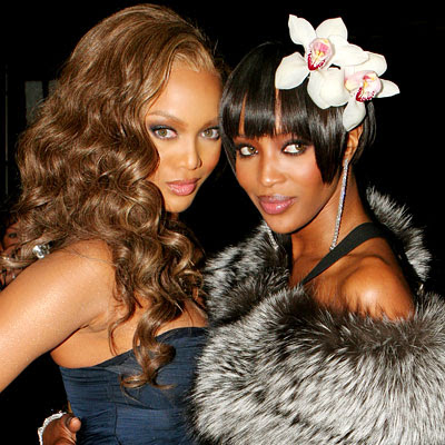 tyra banks and naomi campbell