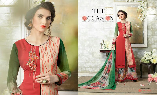 Buy Online Party Wear Palazzo Salwar Suit at Wholesale Price