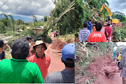 Longsor Terjadi di Batualu Sangalla, Tana Toraja, Alat Berat Dikerahkan untuk Pembersihan