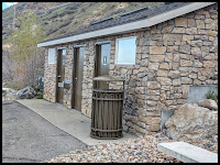 Restrooms at Trailhead before hike to Y