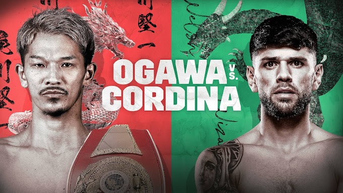 Kenichi Ogawa vs Joe Cordina Full Fight Card Live at [4:00PM EST]