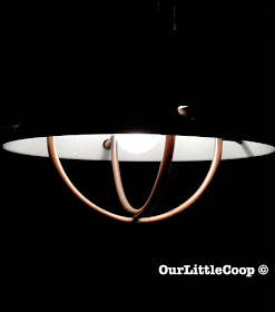 Copper pendent light