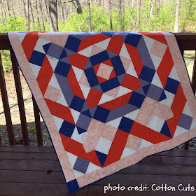 Cotton Cuts - Mystery Raffle Quilt Reveal by www.madebyChrissieD.com
