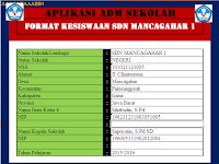 Aplikasi Administrasi Kepala Sekolah Format Kesiswaan 