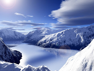 Beautiful Snowy Mountains Picture
