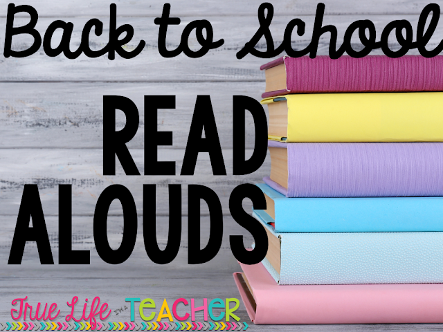 Great list of books and read alouds perfect for back to school that help build and foster a classroom community, and help teach rules, procedures, responsibility, and expectations.