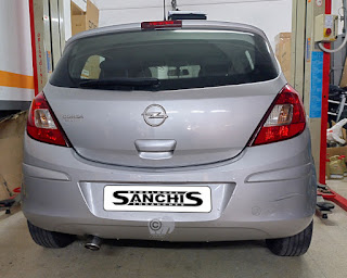 OPEL CORSA 5P GLP 2013 -  Bola Enganche Remolque Desmontable Vertical Invisible SANCHIS.