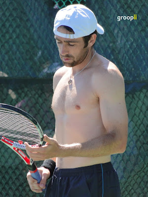 Benjamin Becker Shirtless at Cincinnati Open 2010