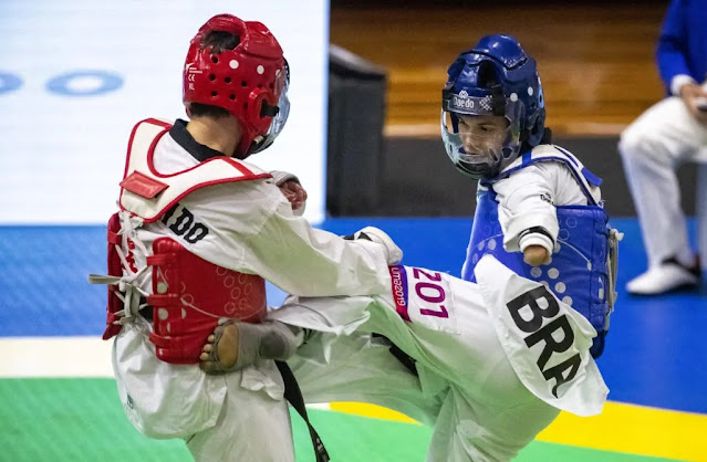 La selección brasileña de parataekwondo compite en el Gran Premio y Mundial de México