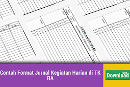 Contoh Format Jurnal Aktivitas Harian Di Tk Ra