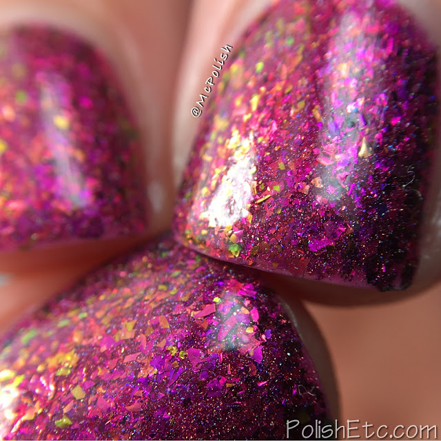 Top Shelf Lacquer - Holiday Flake Out Collection - McPolish - Cranberry Moscow Mule