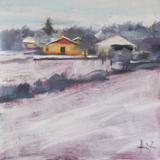 Coure in Winter by Liza Hirst