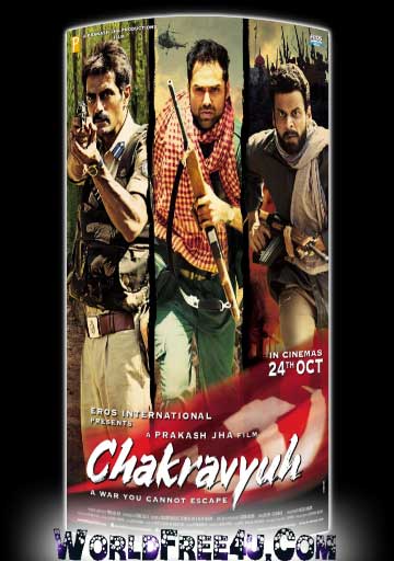 Poster Of Bollywood Movie Chakravyuh (2012) 300MB Compressed Small Size Pc Movie Free Download worldfree4u.com