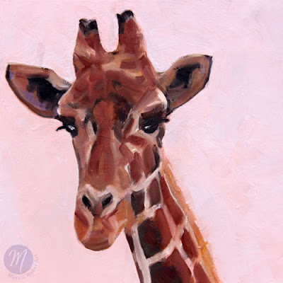 giraffe-oil-painting-merrill-weber