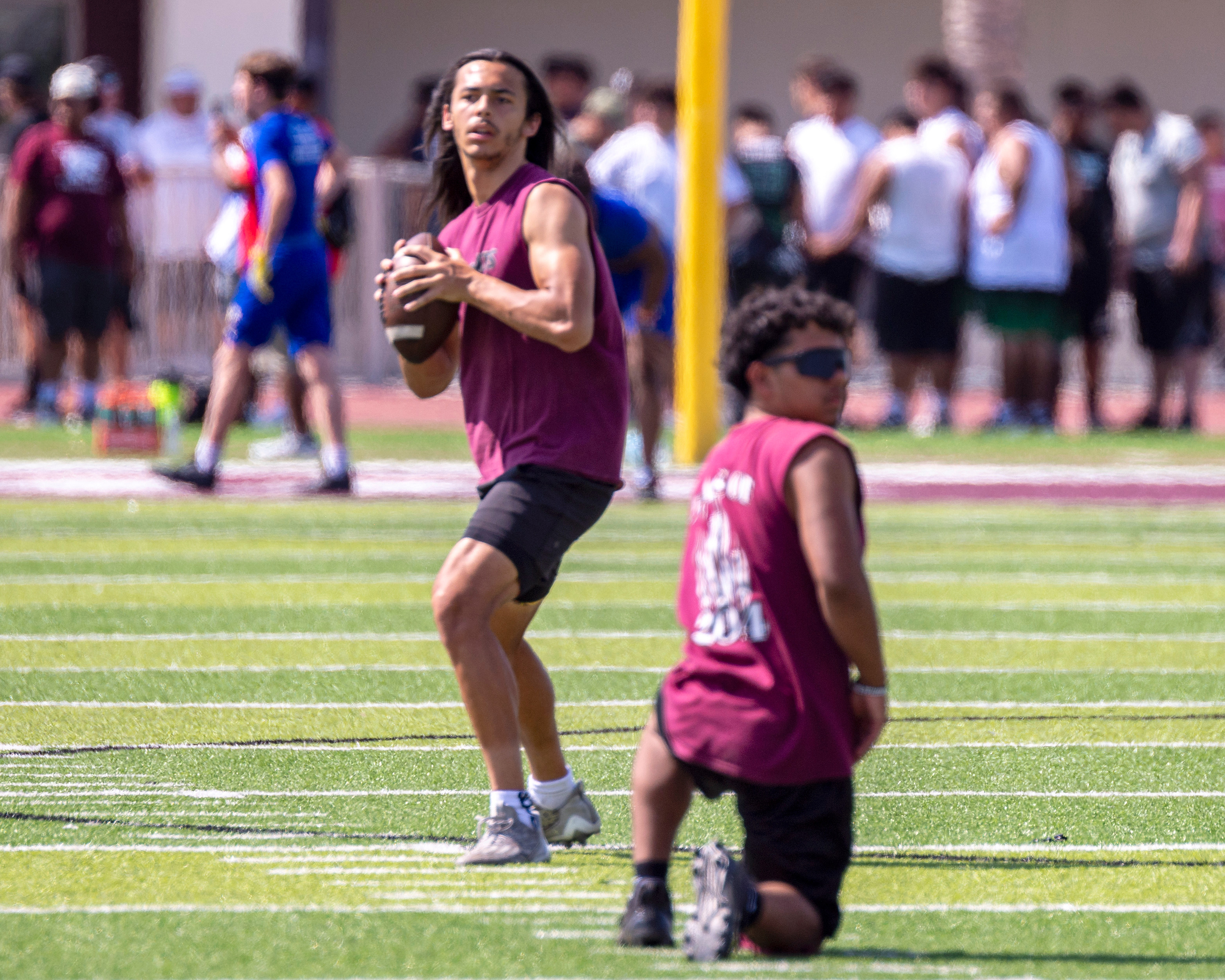 Paloma Valley football team hosts passing tournament Menifee 24/7