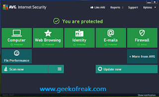 AVG Internet Security 2013 Serial key till2018