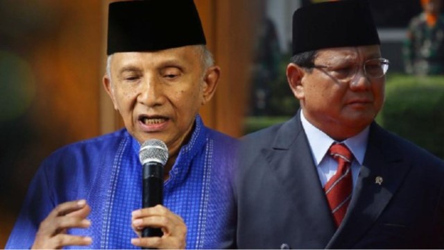 VIRAL Amien Rais Cegat Prabowo Jalan Demi Minta Salaman, Netizen: Harus Pandai Menjilat Demi Tetap Eksis!