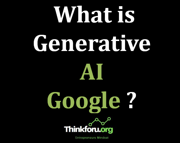 Cover Image Of What is Generative AI Google ?