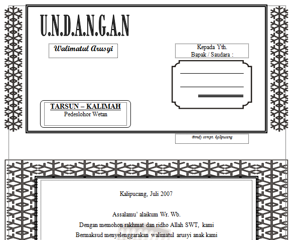 Download Undangan Gratis  Desain Undangan Pernikahan 