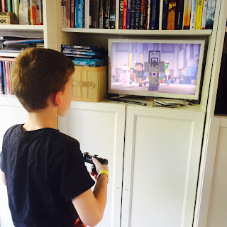 Why it's ok for my autistic son to be playing Minecraft on a sunny day - Anthony plays on Minecraft Story Mode