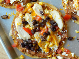 Southwest Inspired Chicken Tostadas #readysetchicken #ad