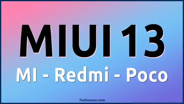 تحديث هواتف miui 13