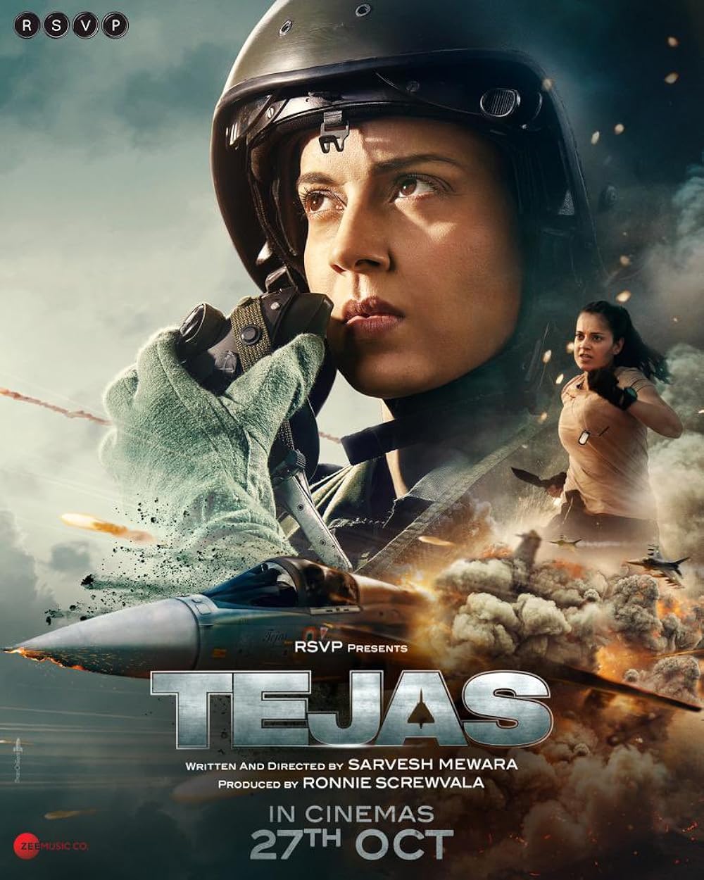 Bollywood movie Tejas Box Office Collection wiki, Koimoi, Wikipedia, Tejas Film cost, profits & Box office verdict Hit or Flop, latest update Budget, income, Profit, loss on MTWIKI, Bollywood Hungama, box office india