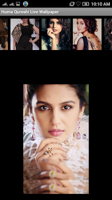 Huma Qureshi 3D live Wallpaper For Android Mobile Phone