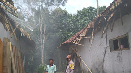   Angin Ribut Landa Pengadegan, 22 Rumah Warga Rusak