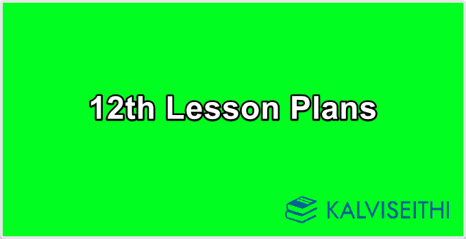 12th Lesson Plans