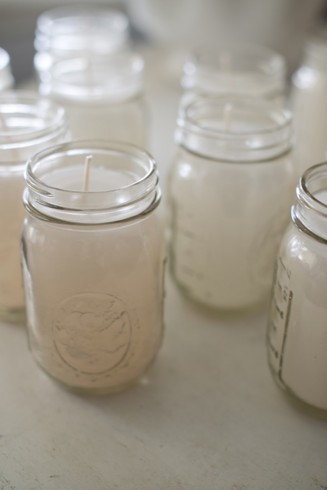 Domestic Fashionista: DIY Canning Jar Candles Tutorial + Gift ...