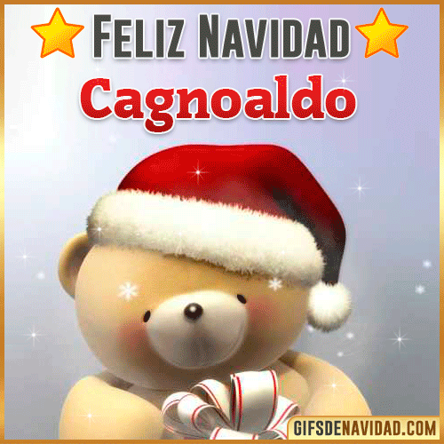 Feliz Navidad Cagnoaldo
