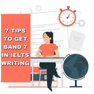 7 tips for band 7 IETS writing, a girl taking test