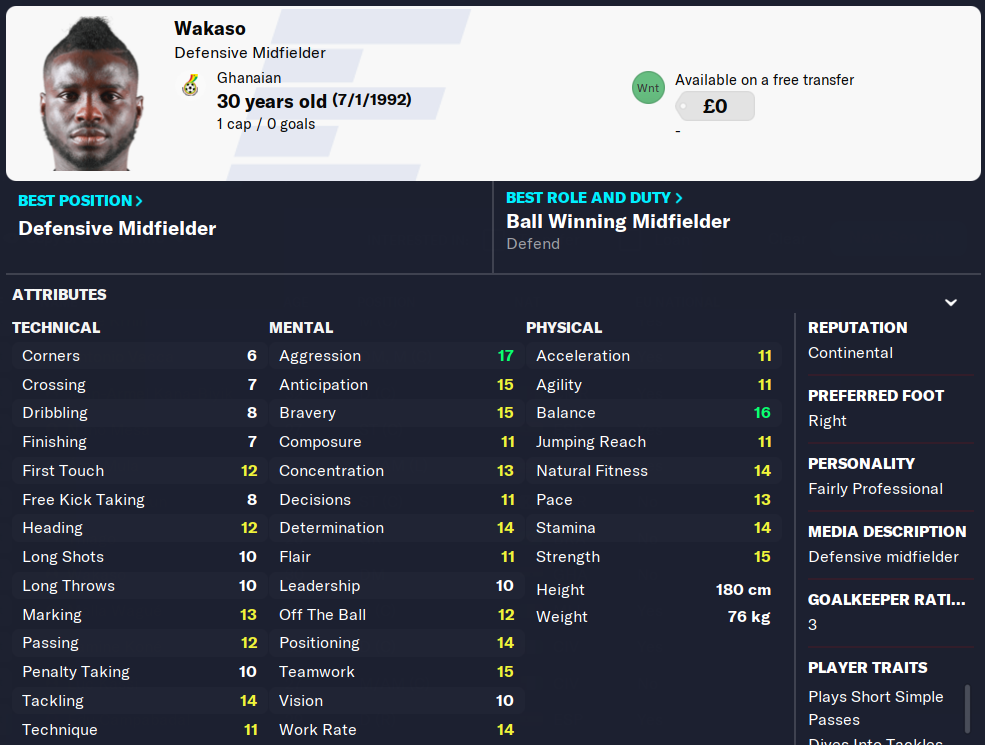 FM23 Wakaso