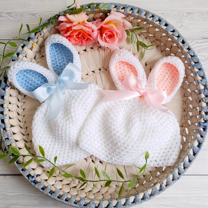 crochet baby bunny hat