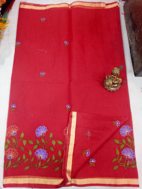 Kota Doria sarees wid blouse