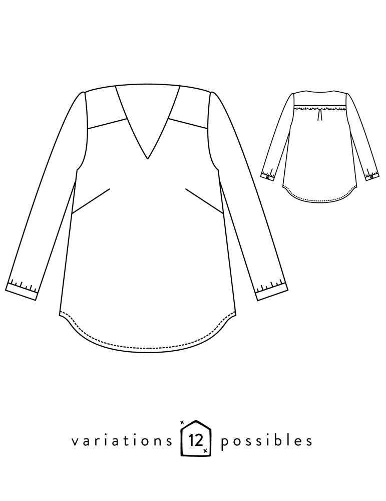 Be Pretty blouse or dress sewing pattern