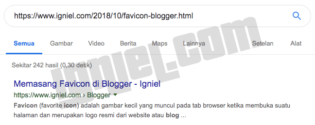 Cek Halaman Blog yang Terindex Google