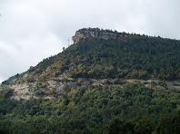 El Roc de la Guàrdia des del Pla de la Creu