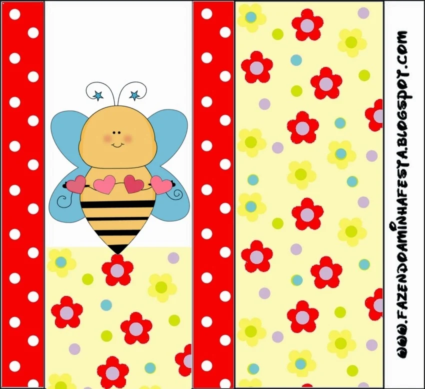 Bees  Free Printable Labels.